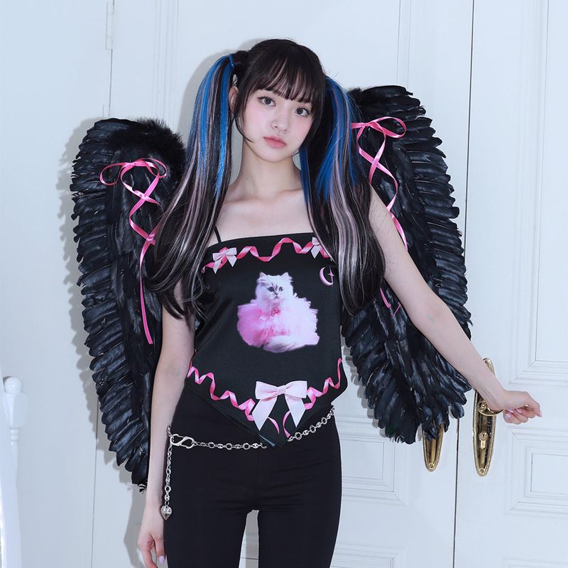 0 2 ballerina cat scarf top