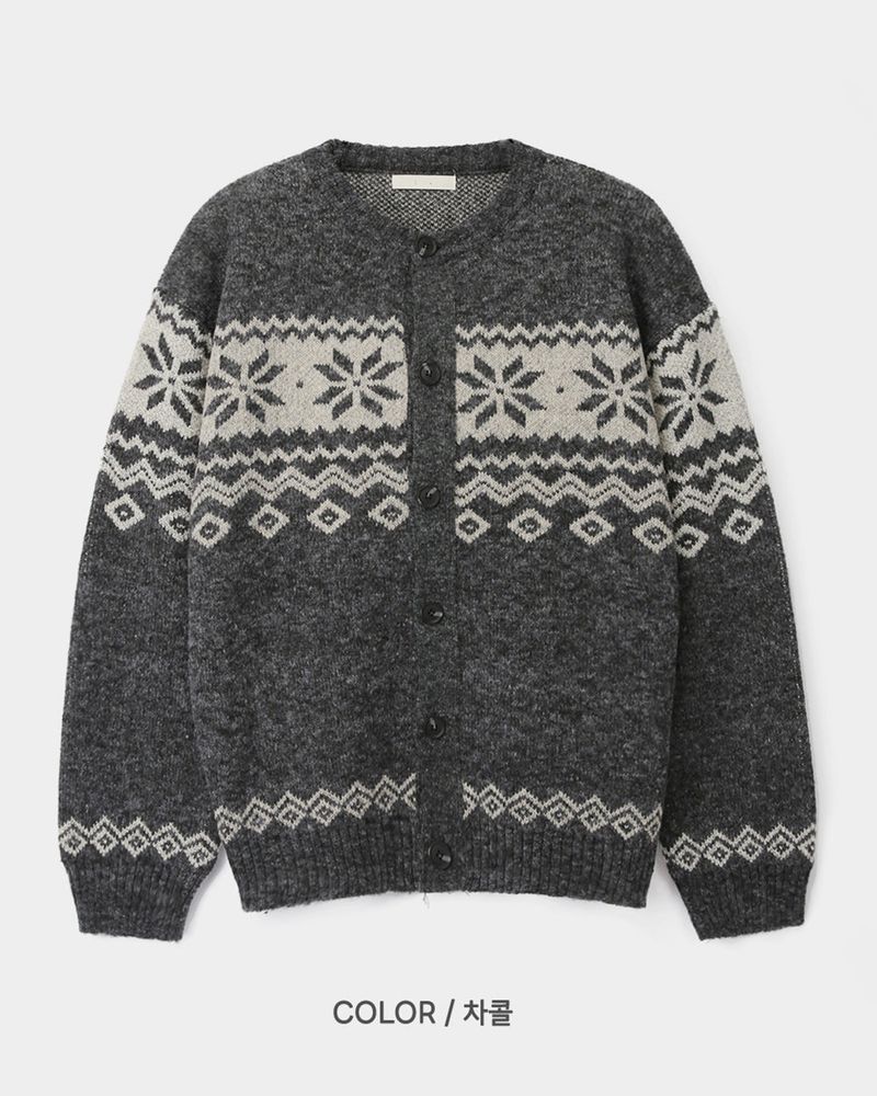 Fiora nordic knit cardigan
