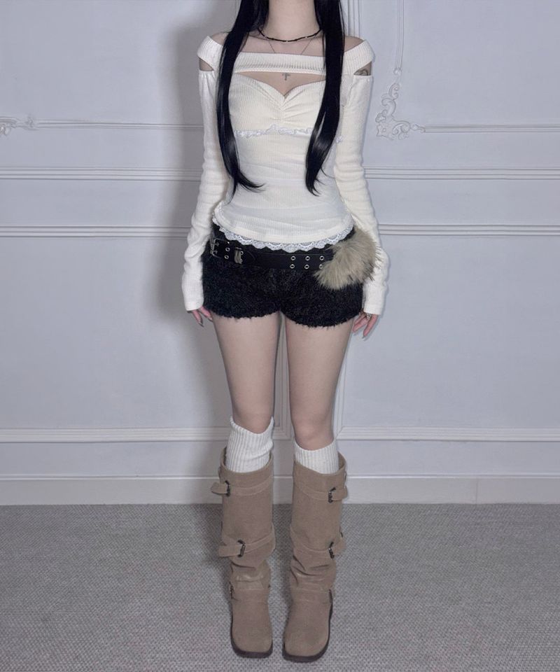 Puff Fur Belt