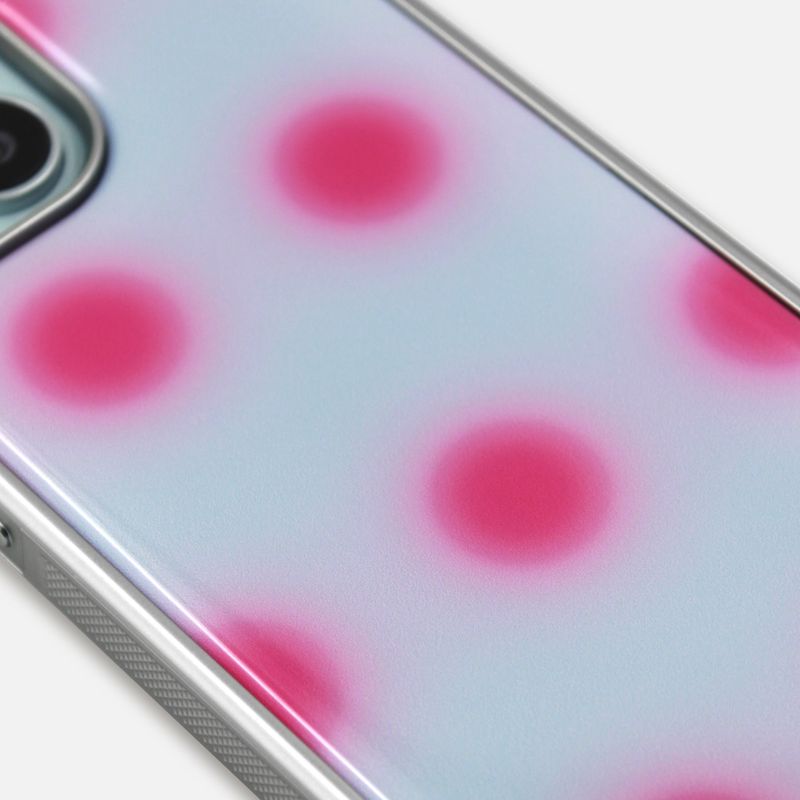 SUN DOT CASE_PINK (silver epoxy)