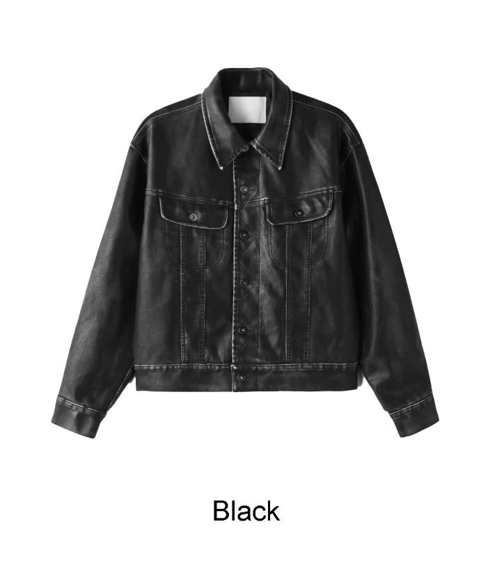 Garment Leather Tracker Jacket