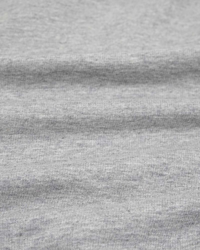 Studded One-shoulder Sweatshirt Melange Gray