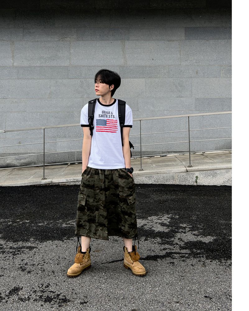 Jeb Military Camo Bermuda Pants