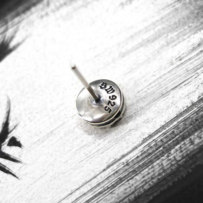 Sunlight-S1 Gemstone silver stud earring