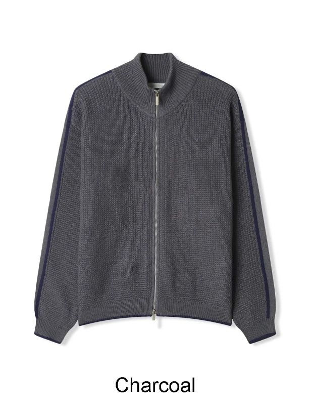 Davenn Track Line Knit Zip-Up