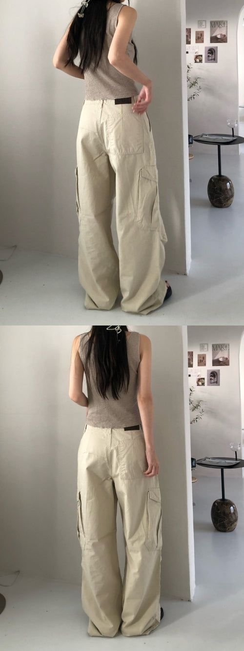 Draw cargo pants (2 colors)