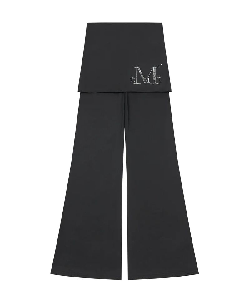 ARKY METAL LOGO HOTFIX BOOTS CUT SKIRT LEGGINGS