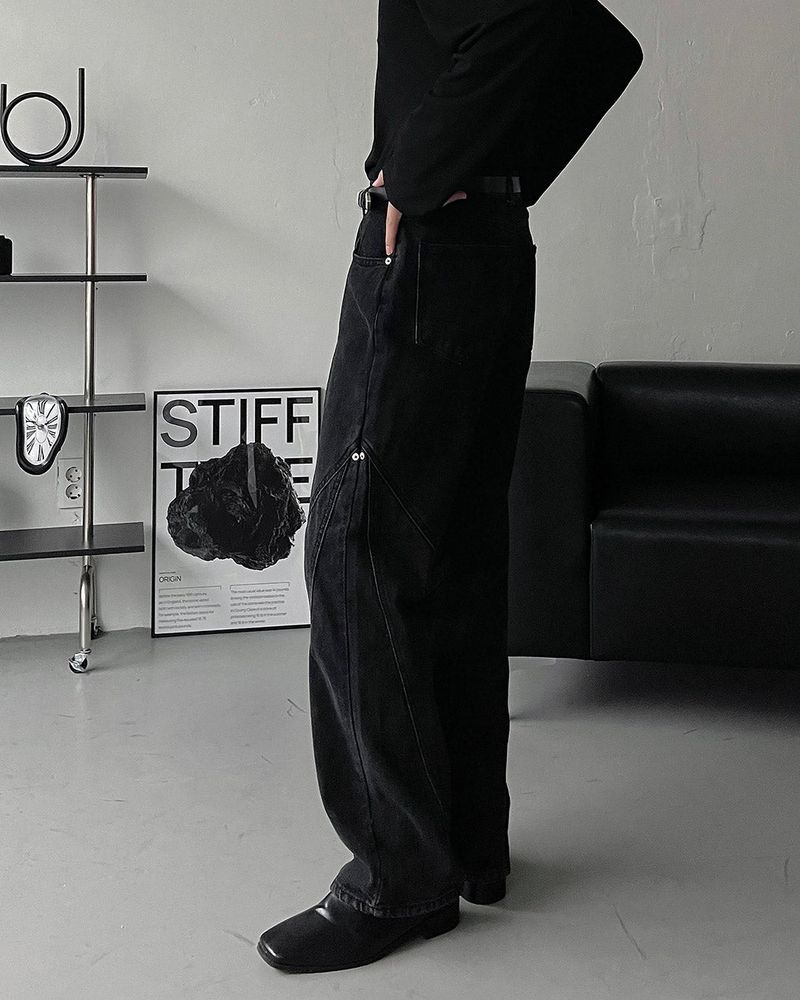 TR2471 Slit Rivet Denim (S ~ L)