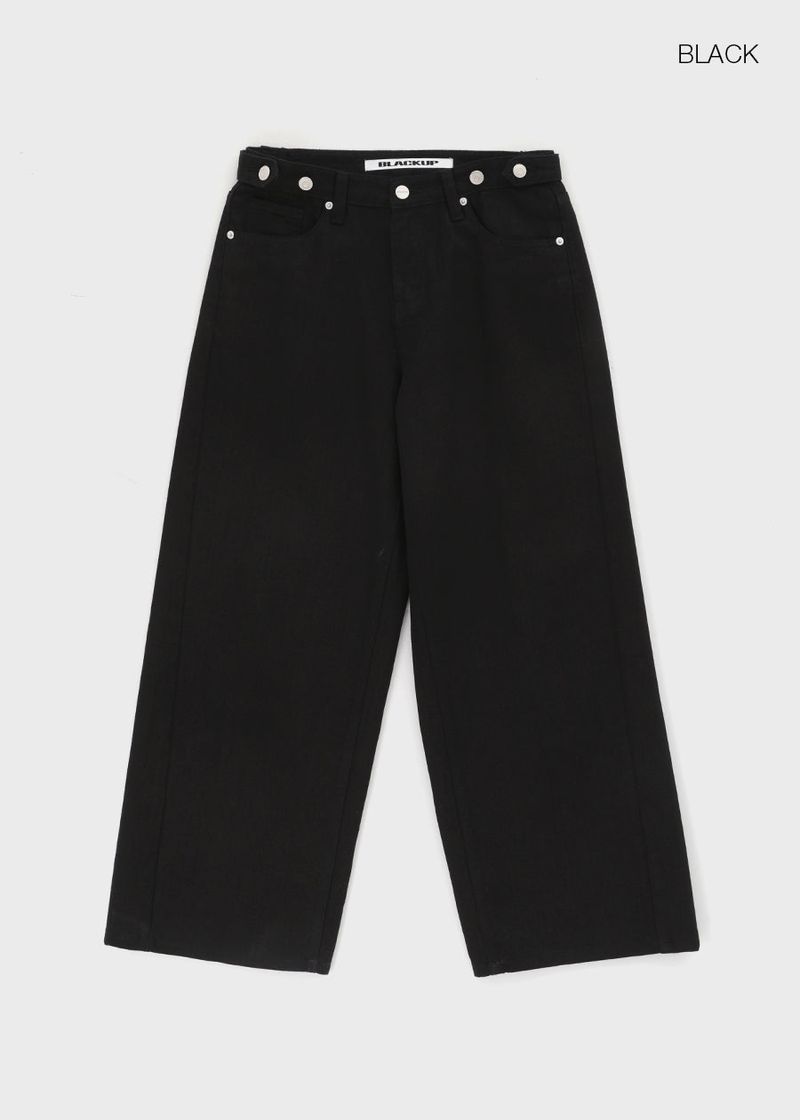 [MADE] Leaf Linen-Like Back-Pocket Cotton Pants