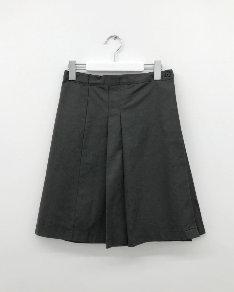 Fold wrap midi skirt (2color)