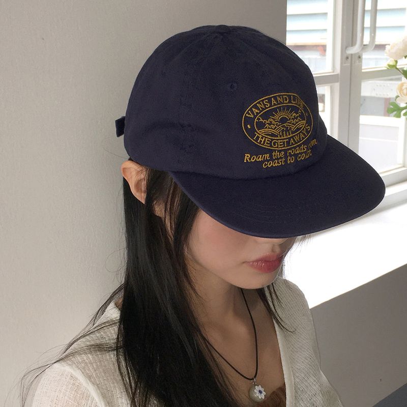 Mewden Lettering Camp Cap Ball Cap Hat