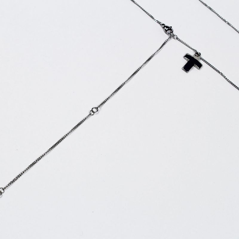 2way cross belt & necklace