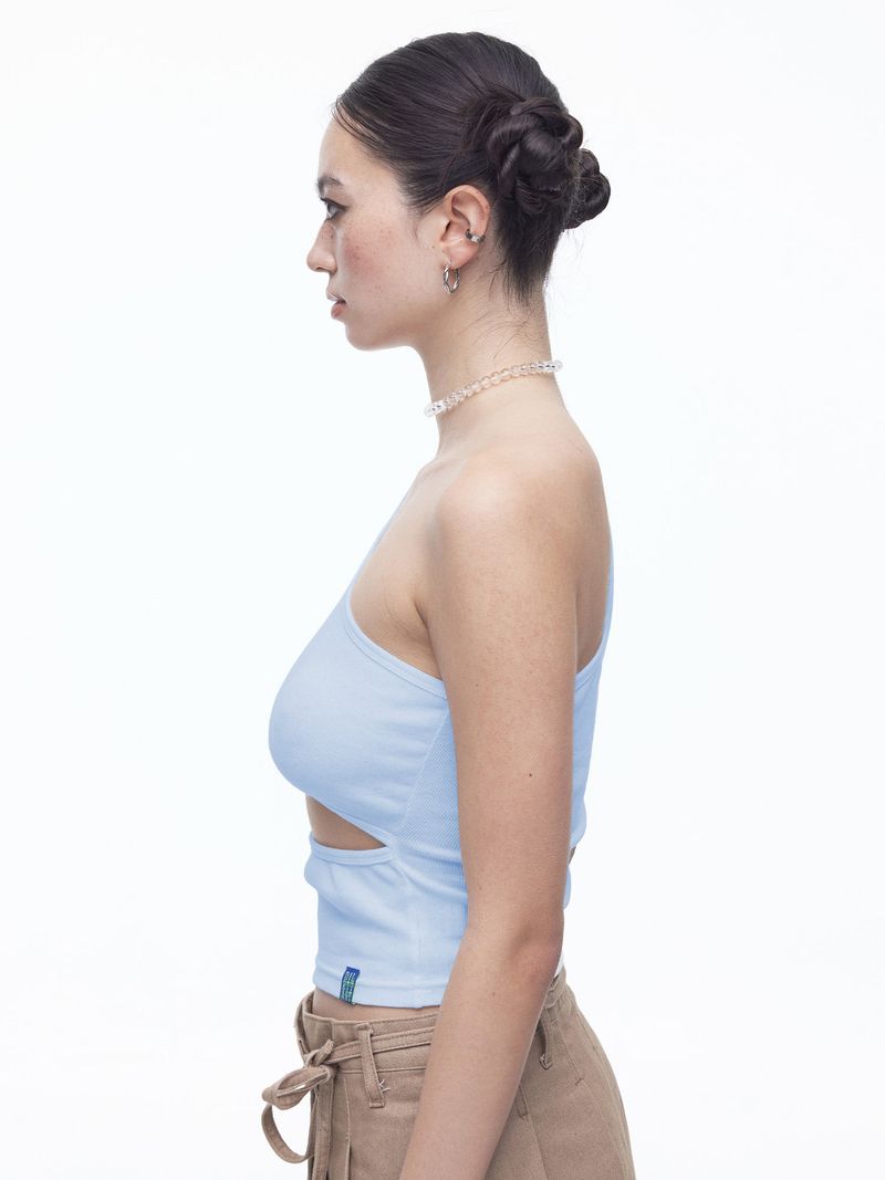 Unbalance Cut-out Sleeveless T(SL)