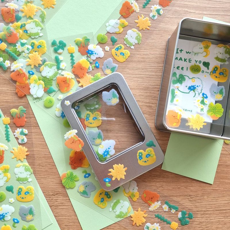 Pearl Epoxy Sticker | Garden