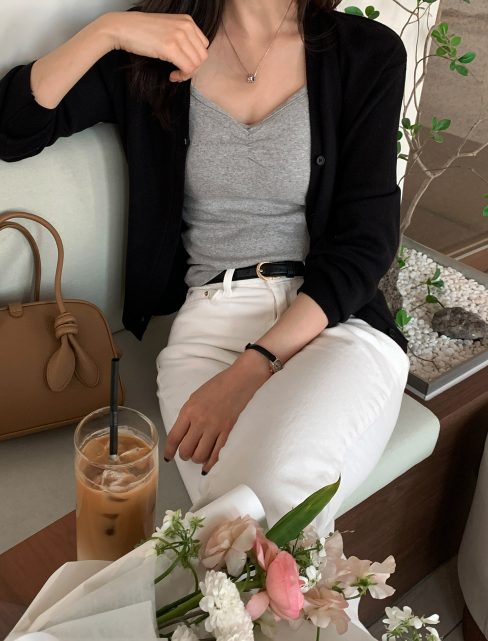 Nitz Pudding V-neck Cardigan / 10 colors