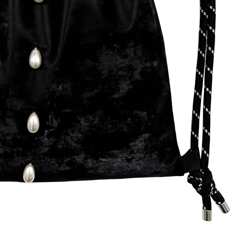 Drop Pearl Gym Sack [Black]