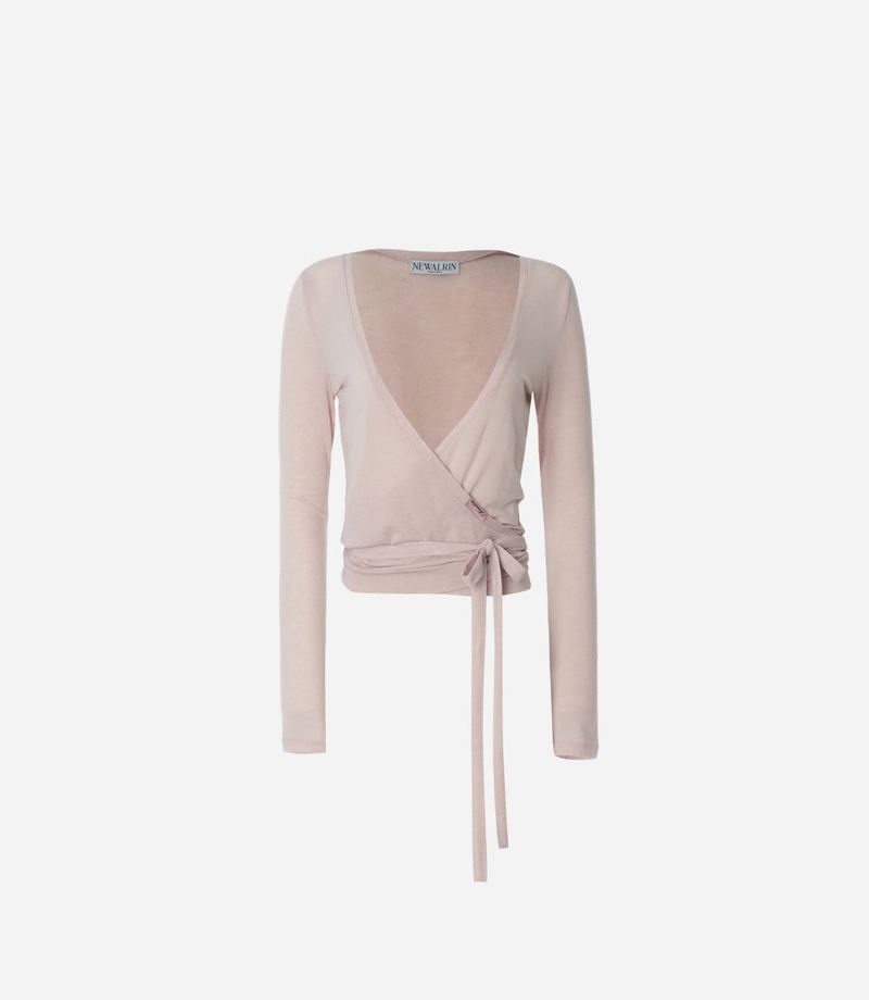Swan Sheer Wrap Cardigan