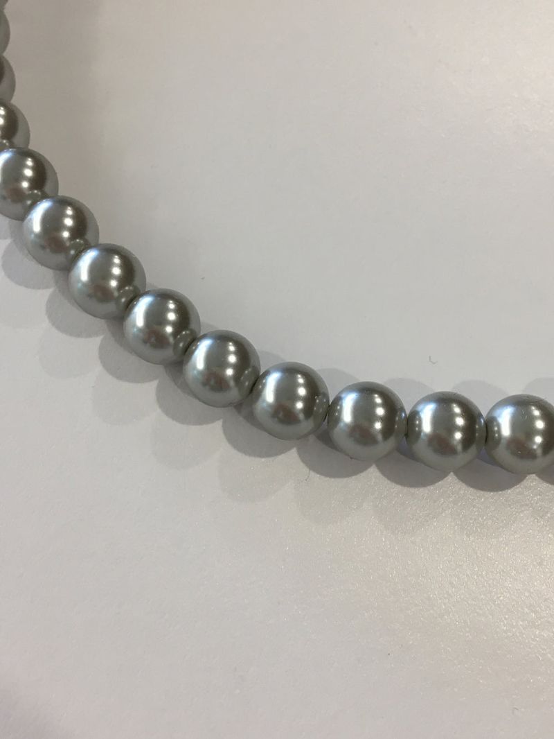 Black pearl necklace (1color)