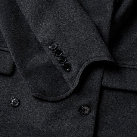 Leak damage wool double coat