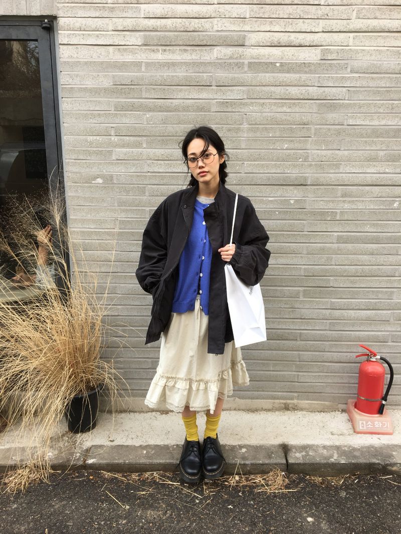 Pudding Ruffle Skirt (2color)