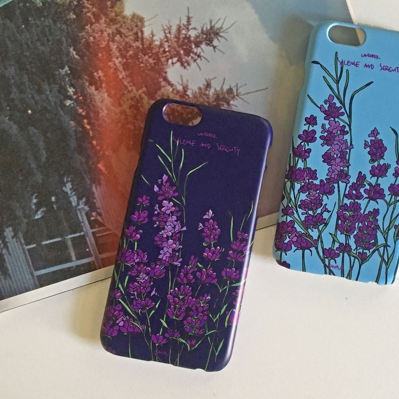 BANASIL SHOP(バナシルショップ)の「Lavender In The Moonlight (Galaxy) Matt Hard Case(Smartphone Accessories)」