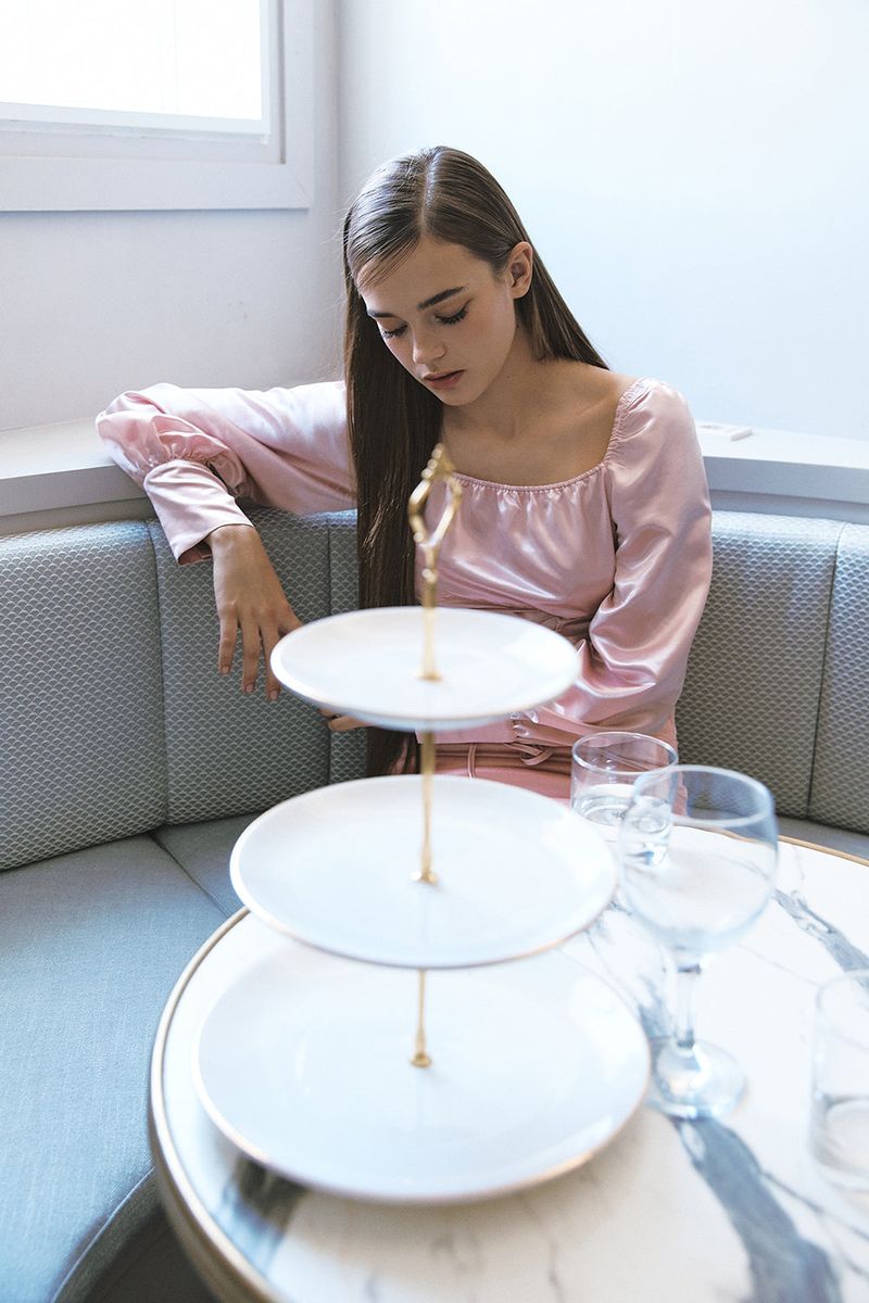 Corset Blouse Pink