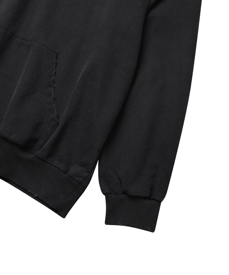 GRAFFITI CRACK HOODIE_CHARCOL