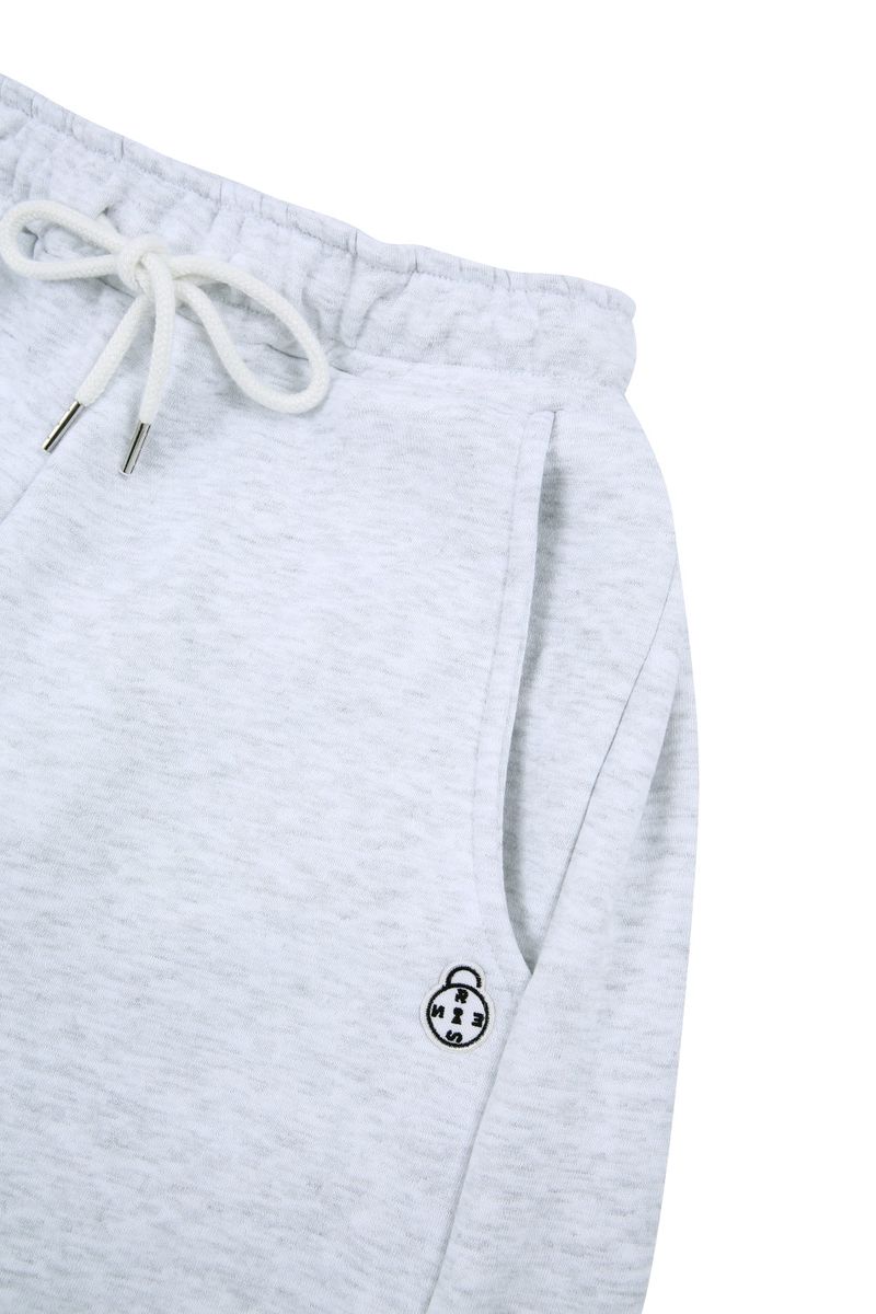 Oatmeal Balloon Side Pintuck Jogger Pants