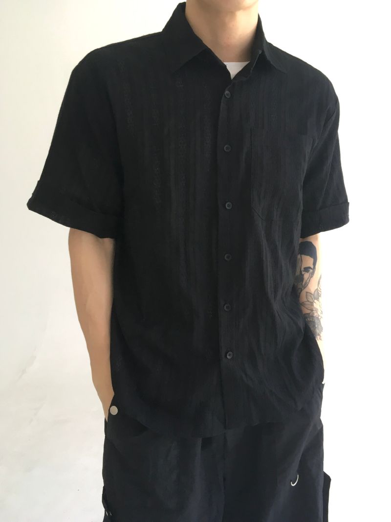 det short sleeve shirt(2colors)