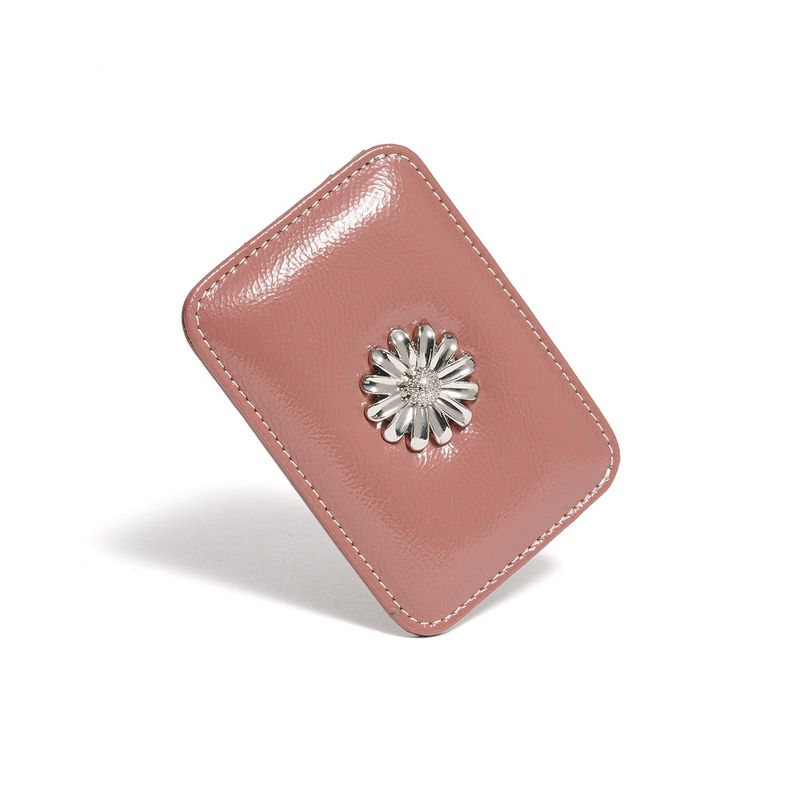 Daisy Slim Mini Transportation Card Wallet Antique pink