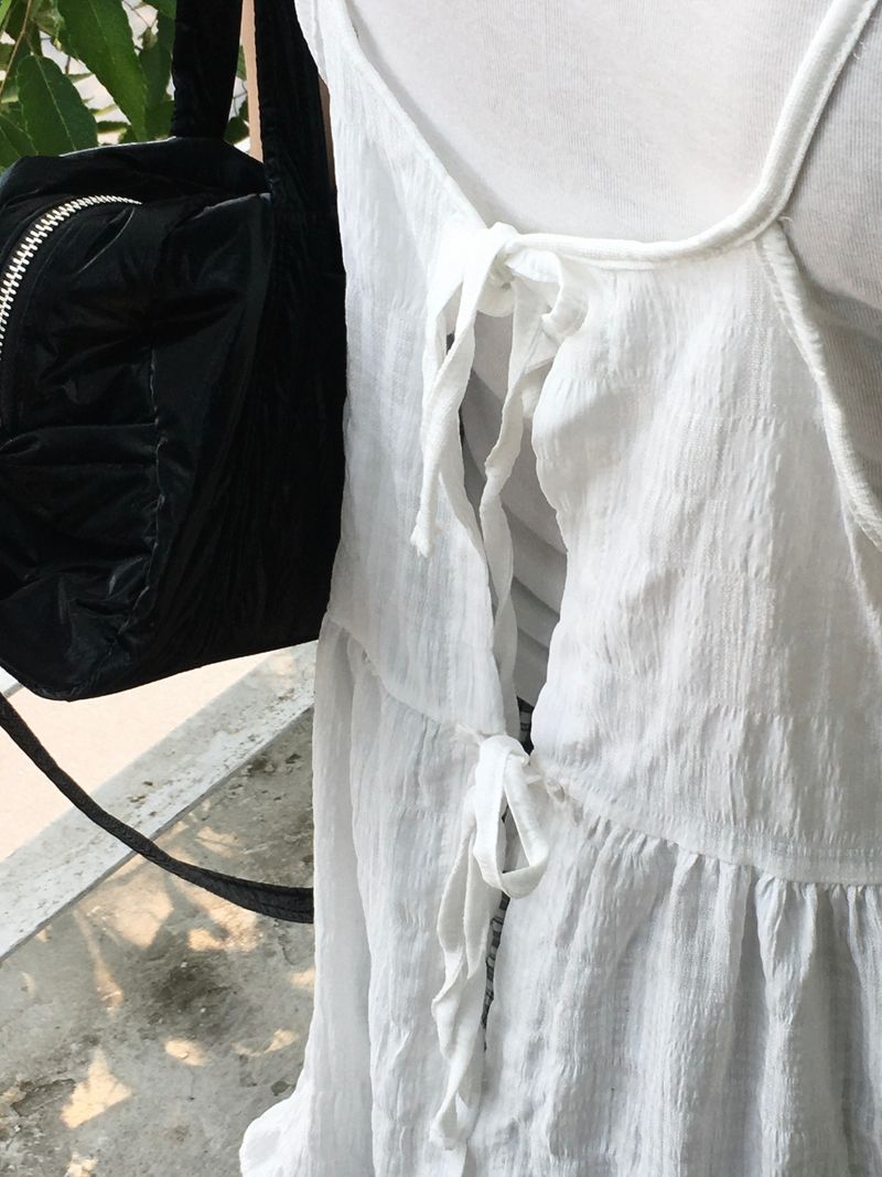 Mellow Back Ribbon Onepiece (2c)  