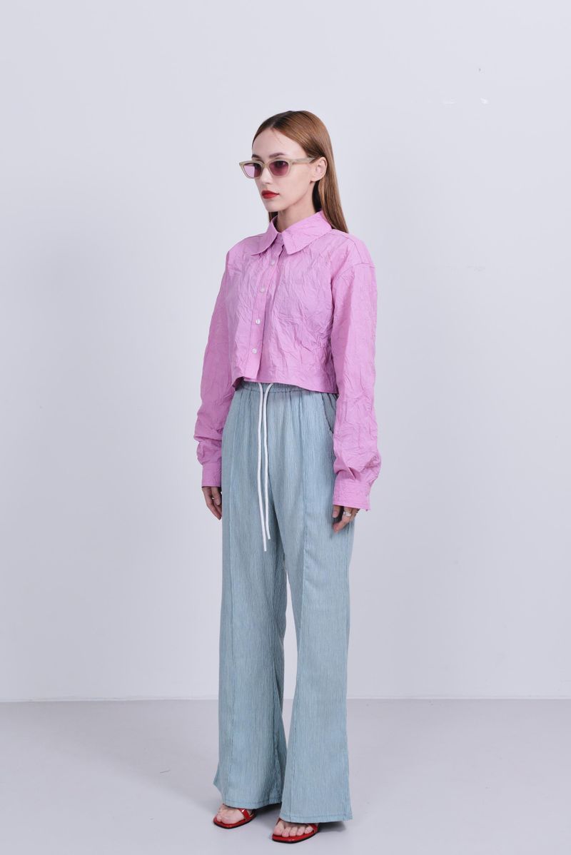 banding bootcut pants