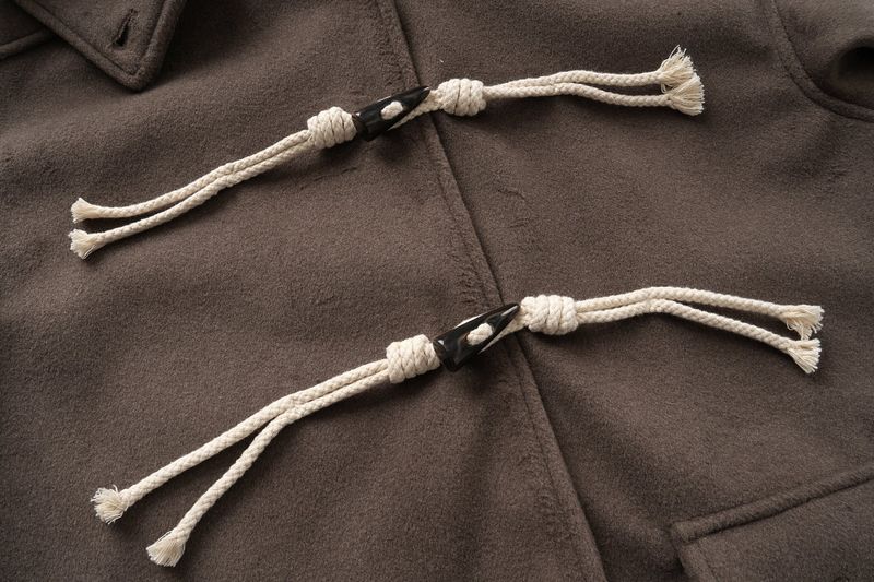 Rove Fur Hood Rope Duffel Coat