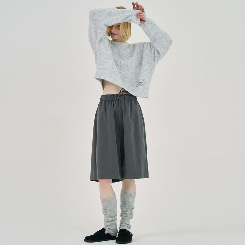 Brushed Soft Knit_Melange Gray