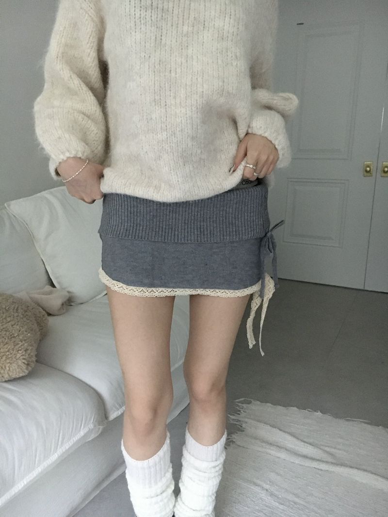 Angora Knit Sweater