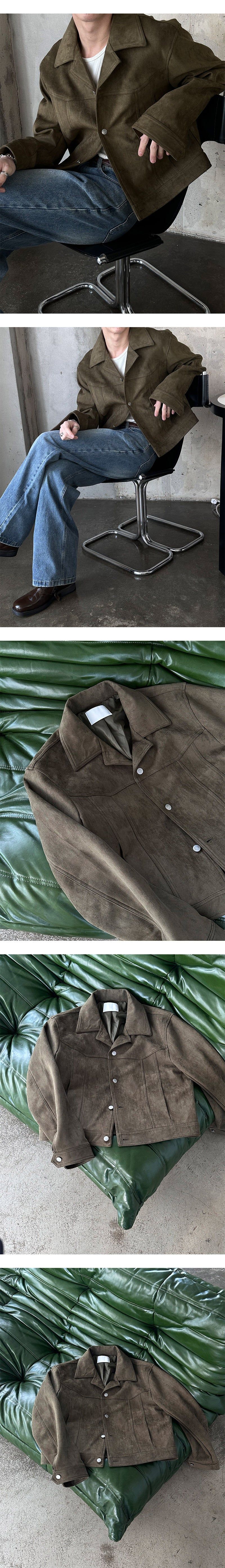  [S/S] Rough suede jacket(3color)