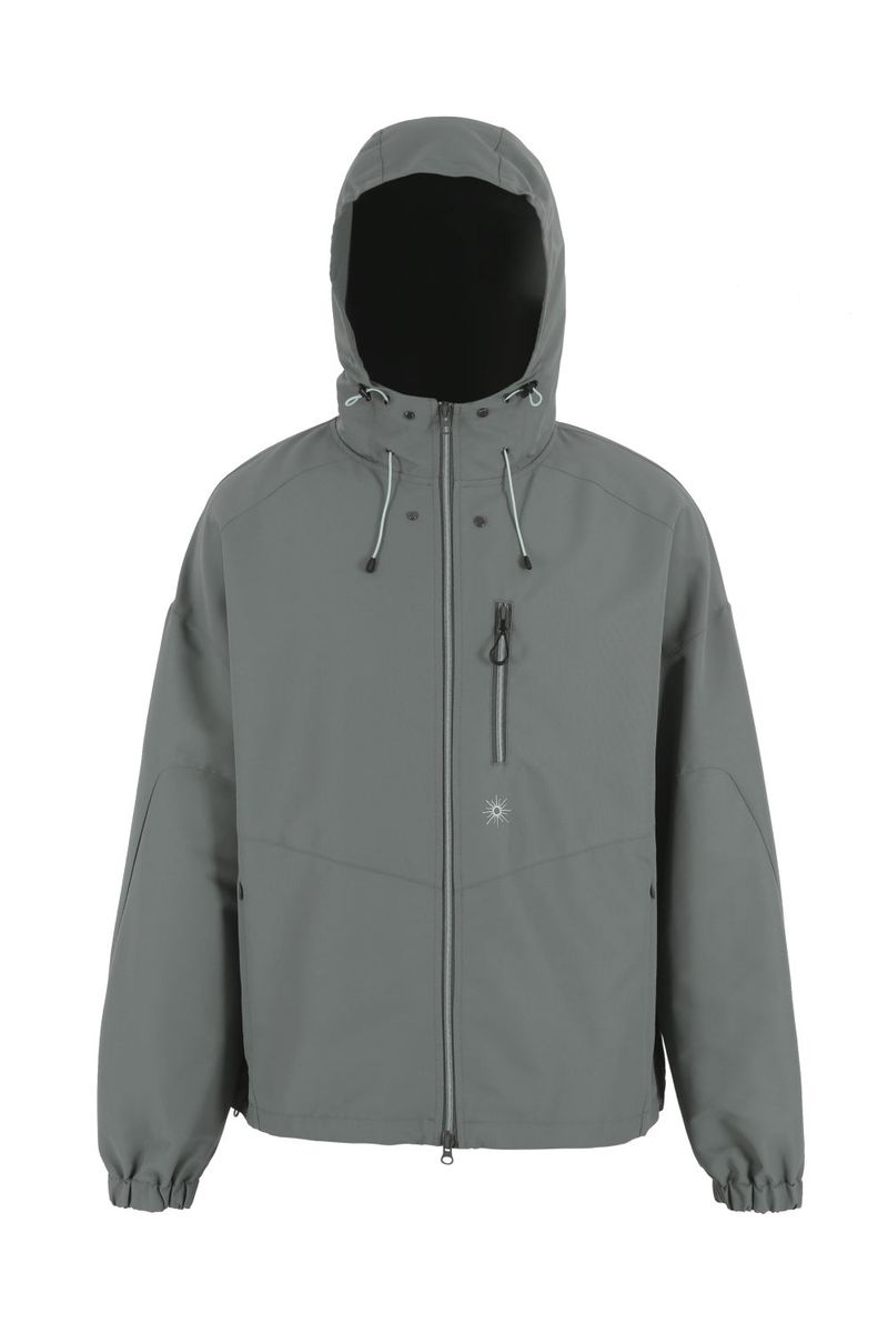 HOOD ZIP UP JACKET (grey)