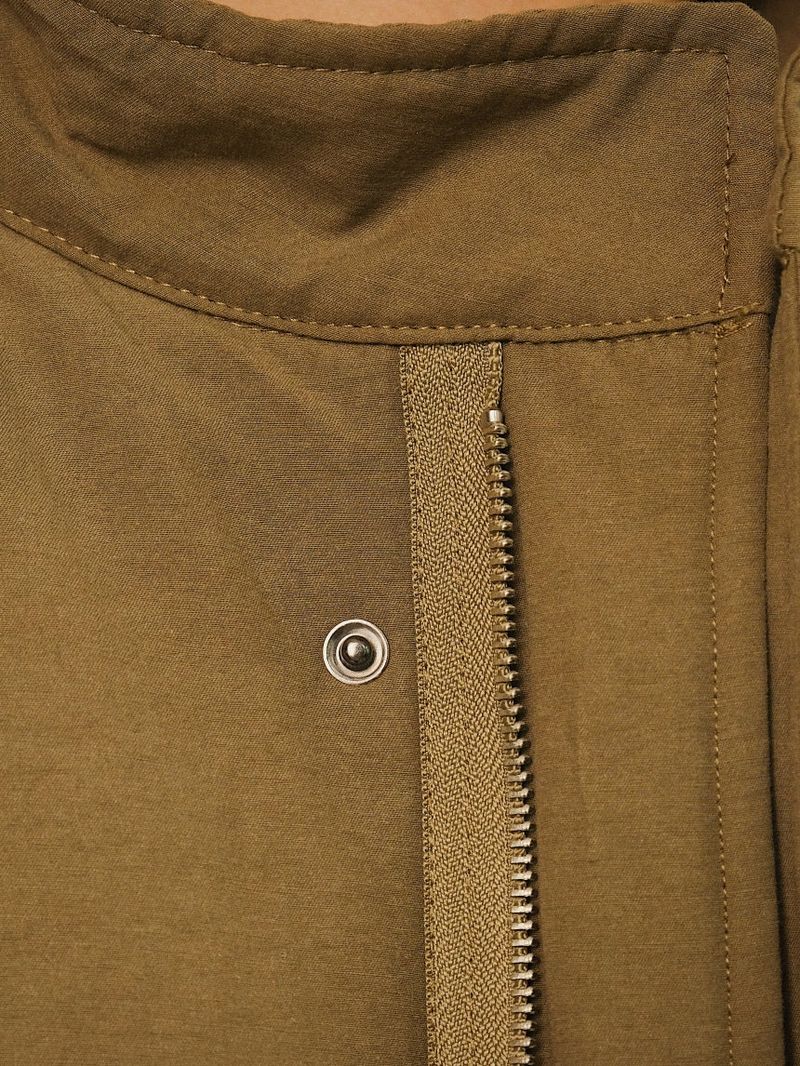 AN Wellon Quilting Short Fishtail Parka