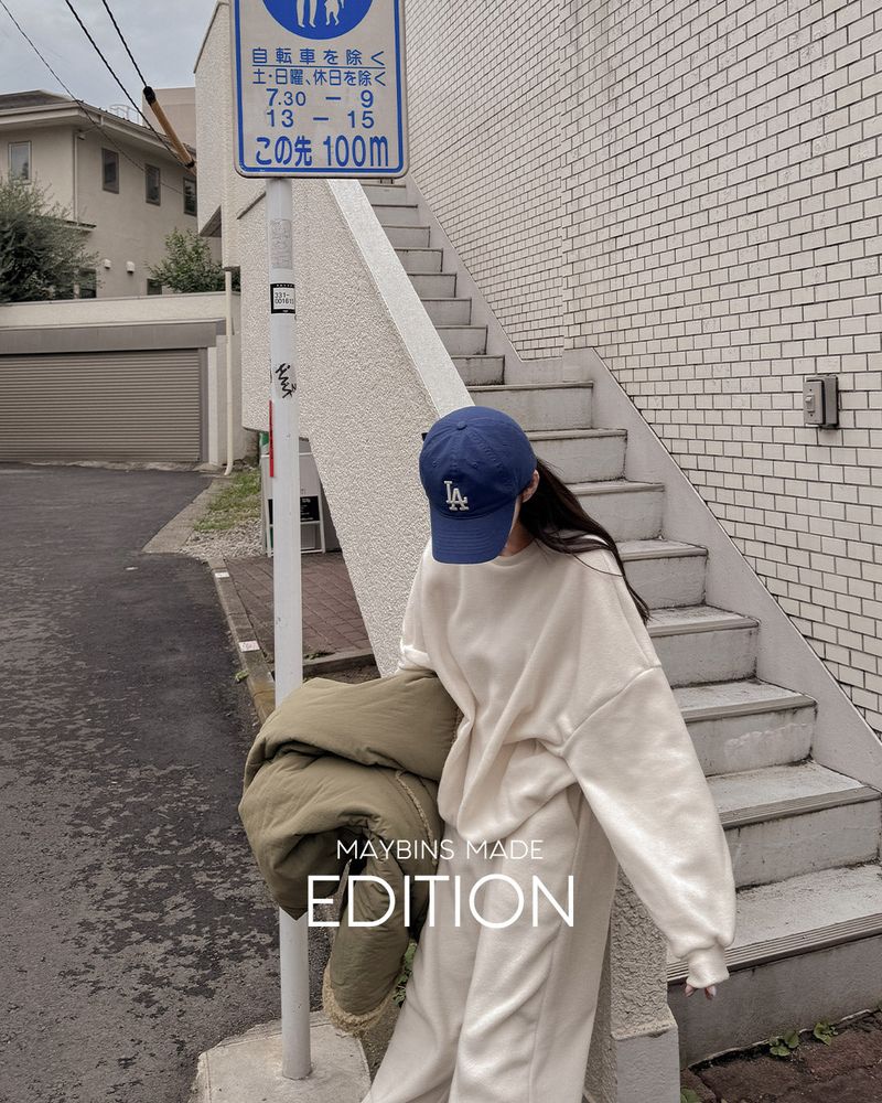 MAYBINS（メイビンス）の「【MADE】Flees sweat & pants set（Setup）」