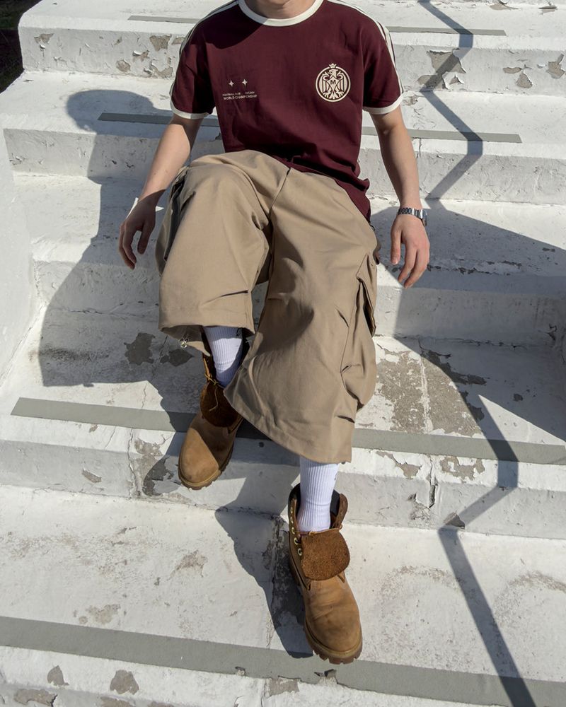 Jorbic 3D Cargo Bermuda Pants