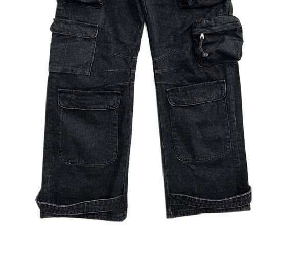 Mier Multi Cargo Denim Pants