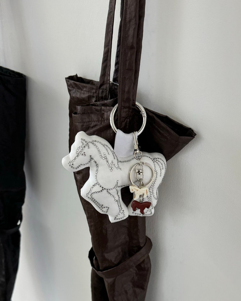 [MADE] ツインクル クッションキーリング- ホース