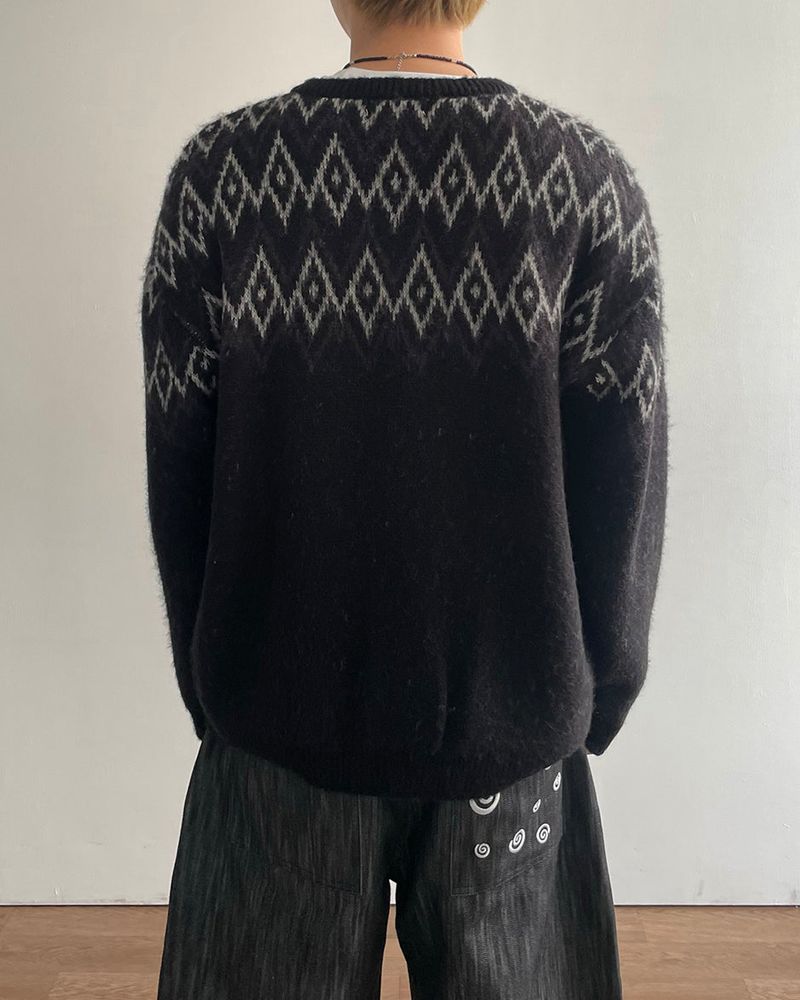 Woolf Argyle Cardigan