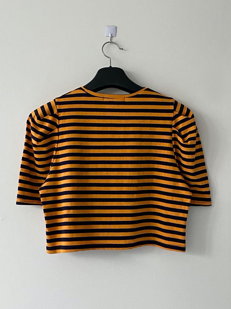 Garni puff stripe T