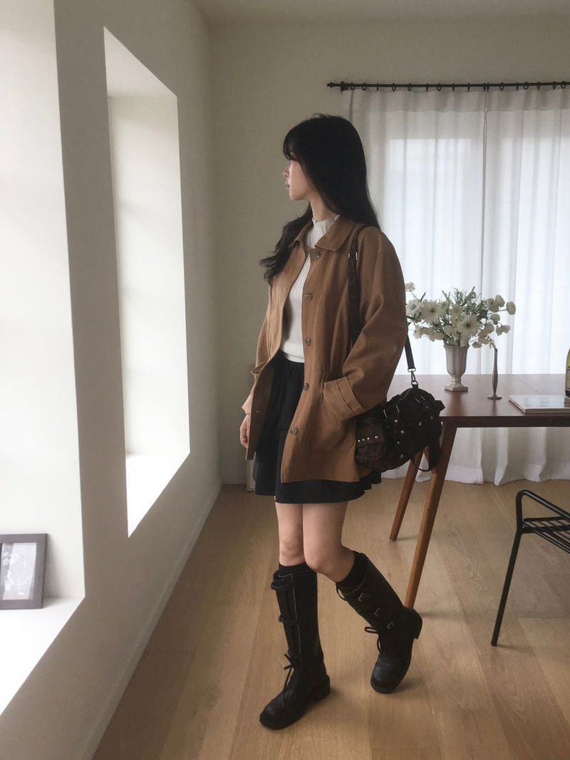 biscuit cotton jacket