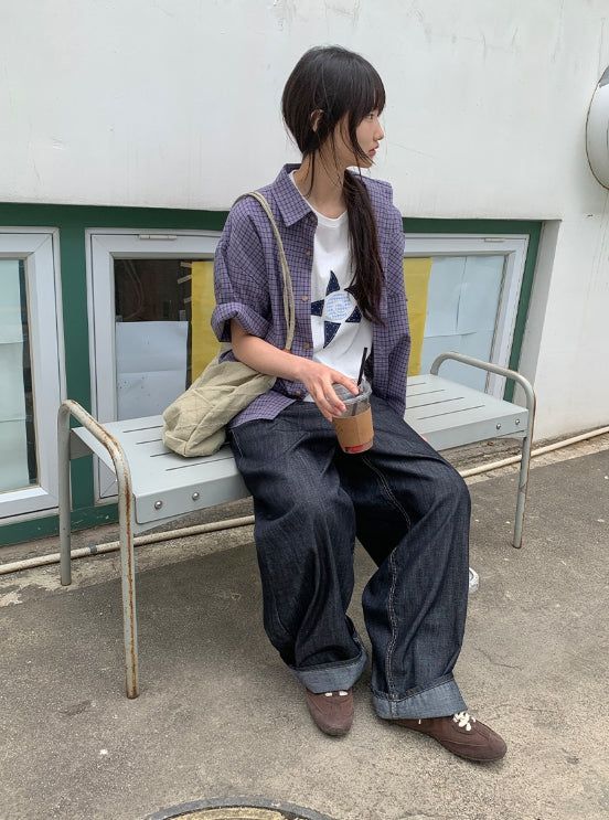 Silin Cut Balloon Wide Denim Pants