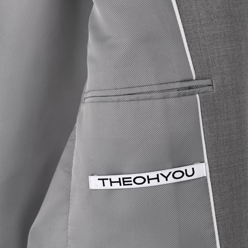 BASIC SINGLE JACKET (GREY)
