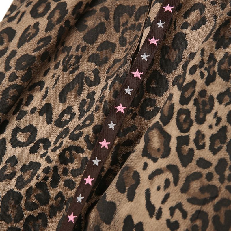 Leopard with Star Wide Pants