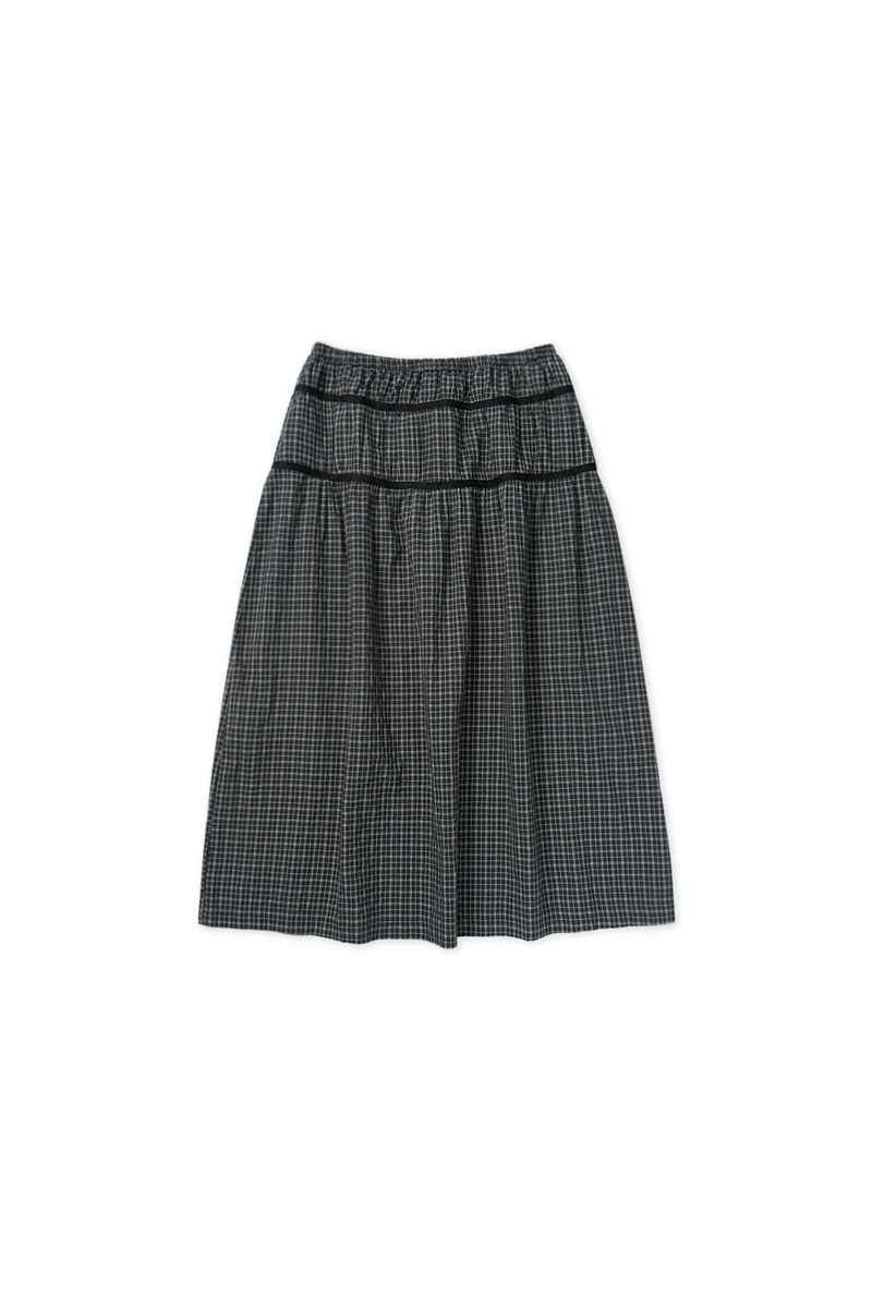 Plain band skirt_check