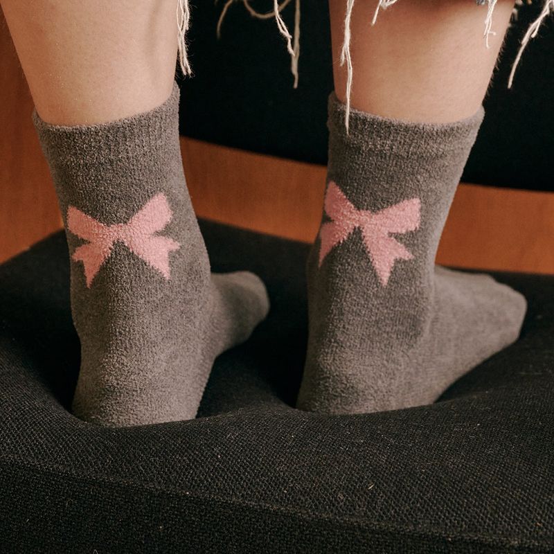 ALCP Ribbon Fluffy Socks (6 Colors)